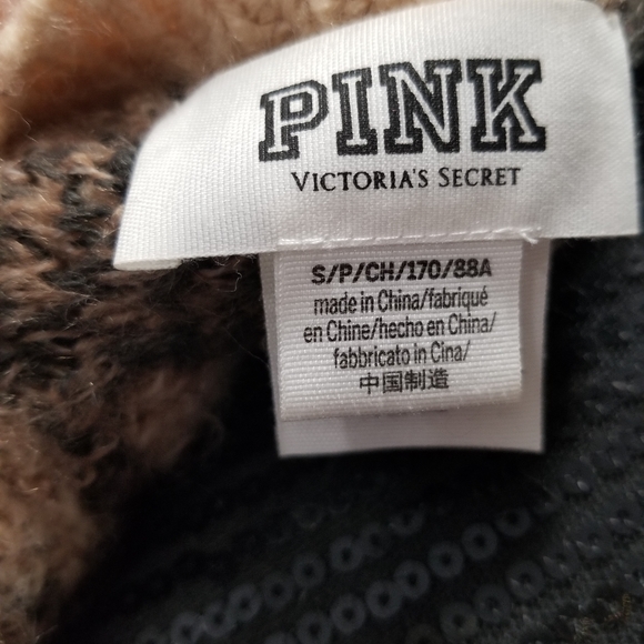 SOLD! Victoria’s Secret Pink Fuzzy Leopard Print Sweater - Picture 7 of 11